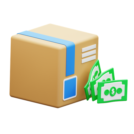 Cash On Delivery  3D Icon