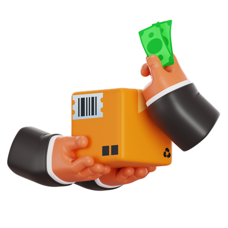 Cash On Delivery  3D Icon