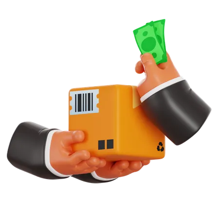 Cash On Delivery  3D Icon