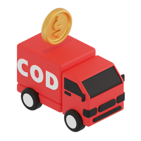 Cash On Delivery  3D Icon