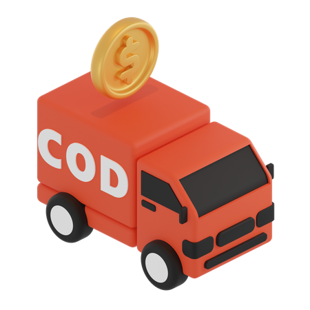 Cash On Delivery  3D Icon