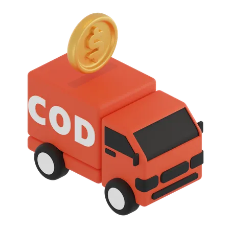 Cash On Delivery  3D Icon