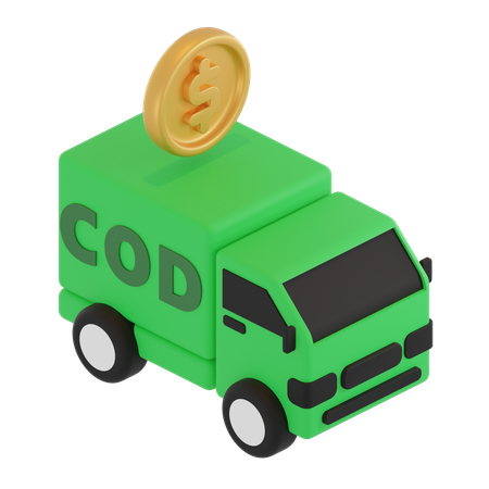 Cash On Delivery  3D Icon