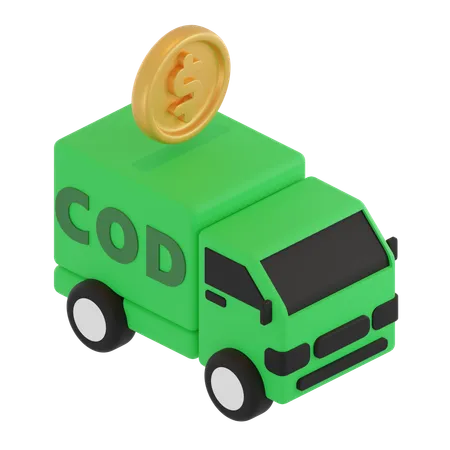 Cash On Delivery  3D Icon