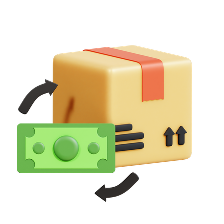 Cash On Delivery  3D Icon