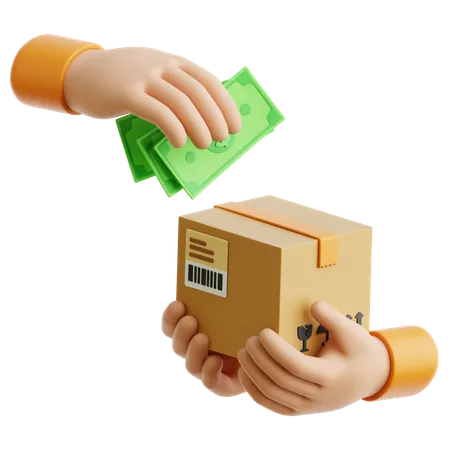 Cash On Delivery  3D Icon