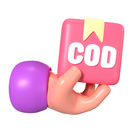 Cash On Delivery  3D Icon