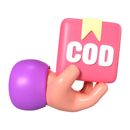 Cash On Delivery  3D Icon