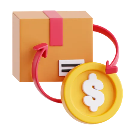 Cash On Delivery  3D Icon