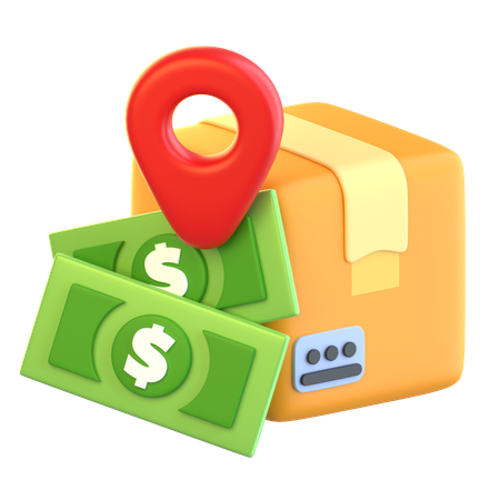 Cash On Delivery  3D Icon