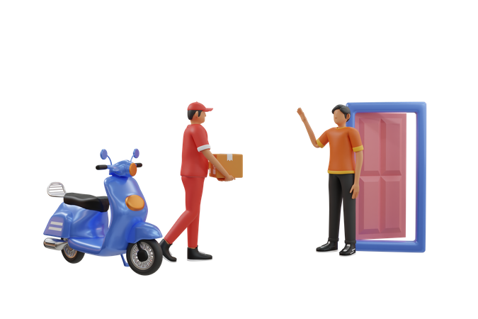 Cash On Delivery  3D Illustration