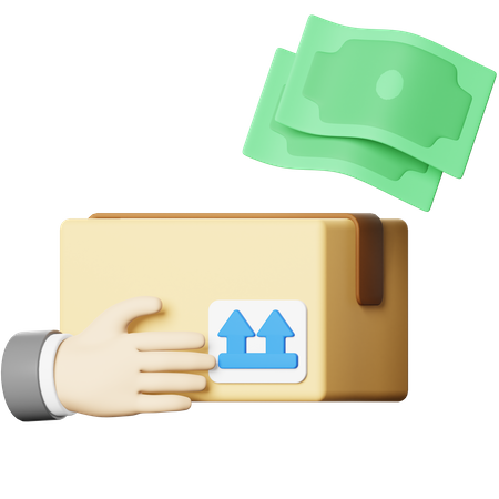 Cash On Delivery 3D Icon