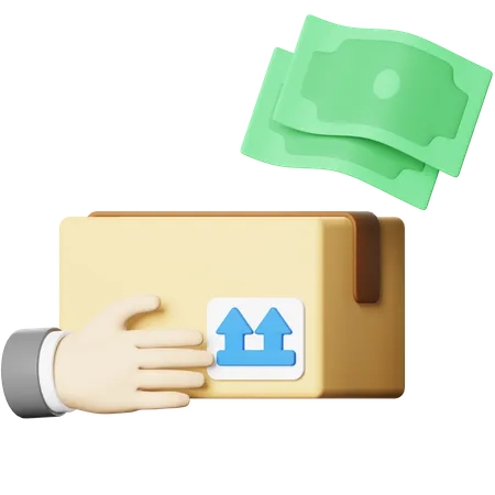 Cash On Delivery 3D Icon