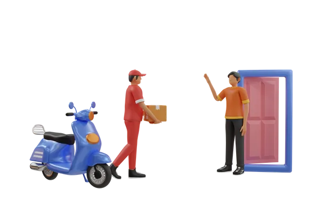 Cash On Delivery  3D Illustration