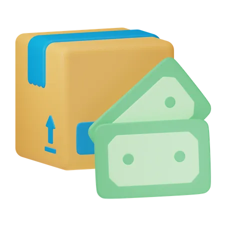 Cash On Delivery 3 D Delivery Service 3D Icon