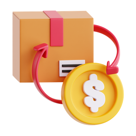 Cash On Delivery  3D Icon