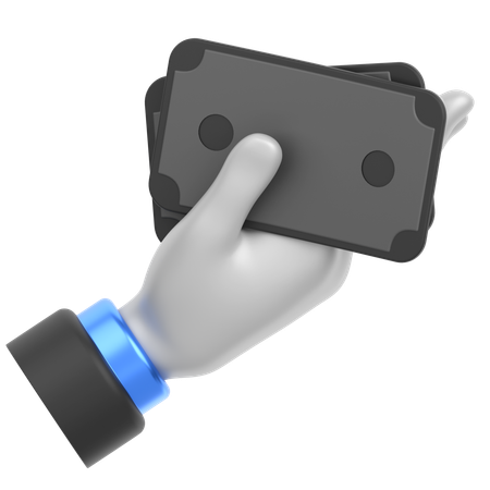 Cash Payment  3D Icon