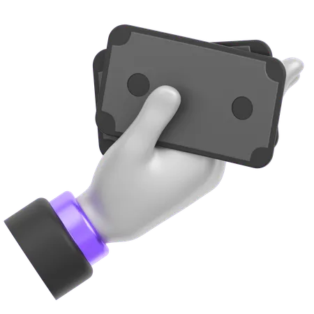 Cash Payment  3D Icon