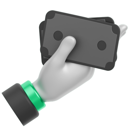 Cash Payment  3D Icon