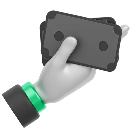Cash Payment  3D Icon