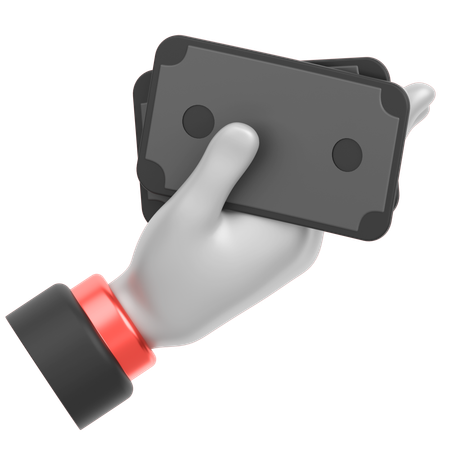 Cash Payment  3D Icon