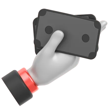Cash Payment  3D Icon