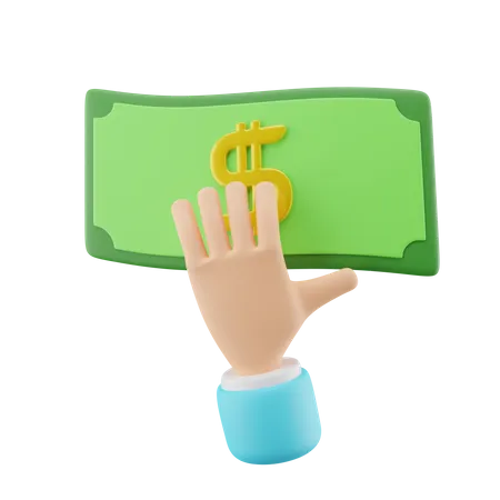 Cash Payment  3D Icon