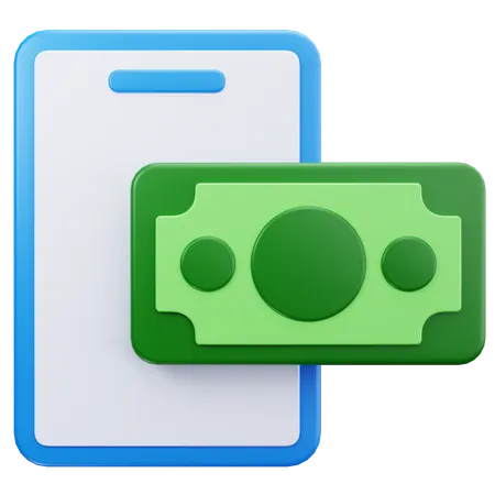 Cash Payment  3D Icon