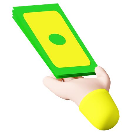 Cash Payment  3D Icon