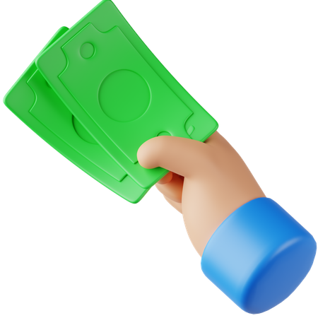 Cash Payment  3D Icon