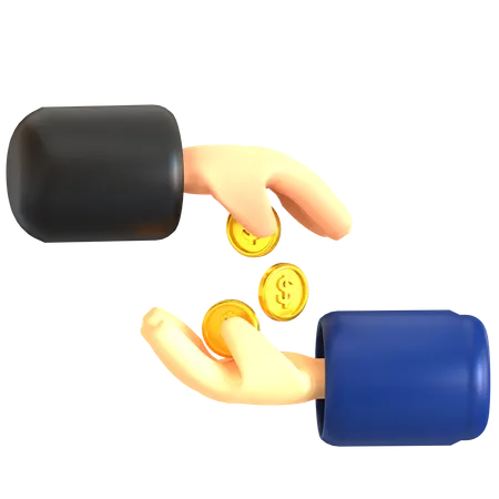 Cash Payment  3D Icon