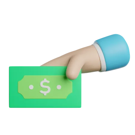 Cash Money Payment 3D Icon