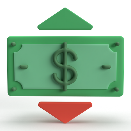 Cash Price  3D Icon