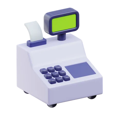Cash Register 3 D Icon 3D Icon