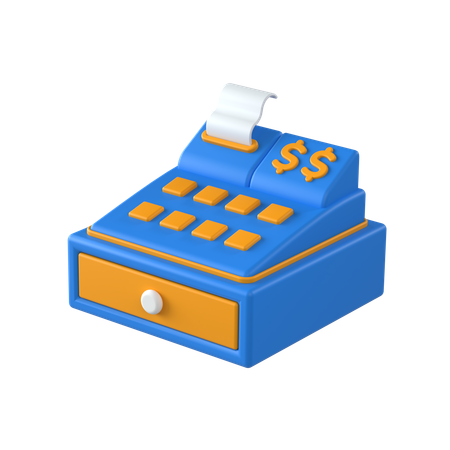 Cash Register  3D Icon