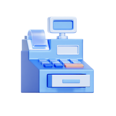 Cash Register  3D Icon