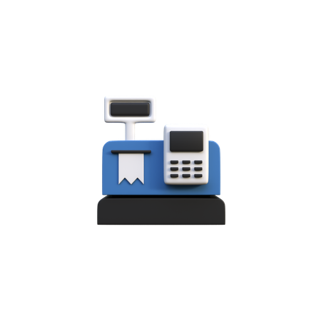 Cash Register  3D Icon