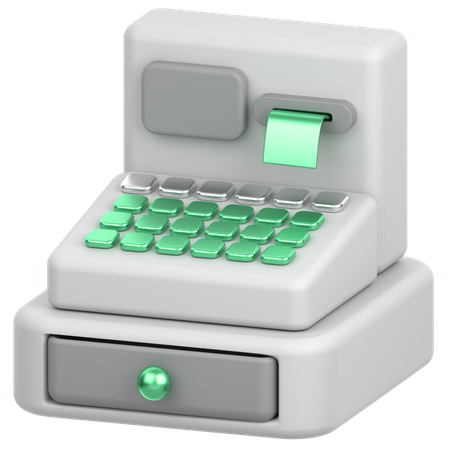 Cash Register  3D Icon