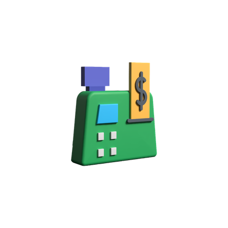レジ  3D Icon