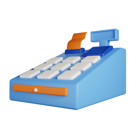 Cash Register 3D Icon 3D Icon