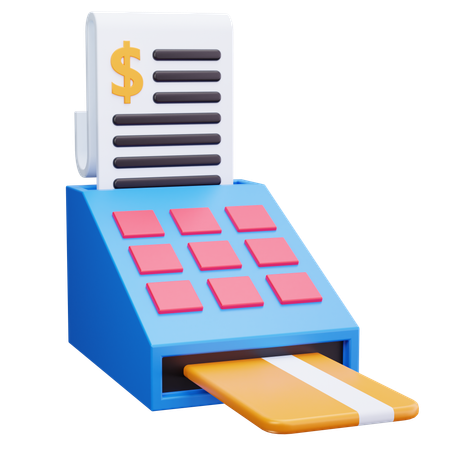 Cash Register  3D Icon