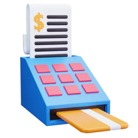 Cash Register  3D Icon