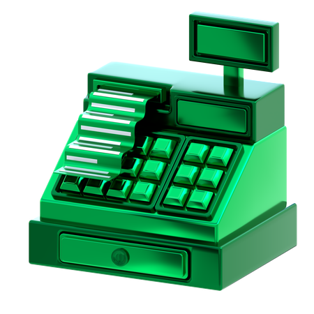 Cash Register  3D Icon