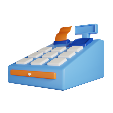 Cash Register 3D Icon  3D Icon