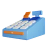 Cash Register 3D Icon