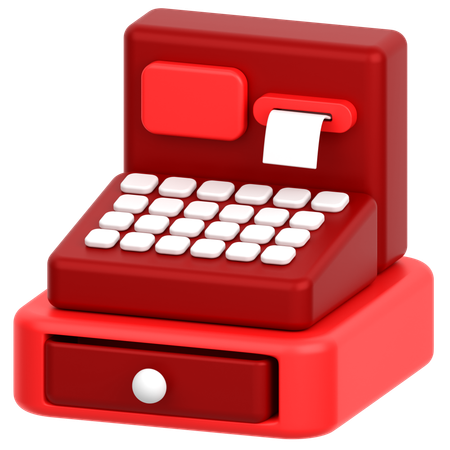 Cash Register  3D Icon