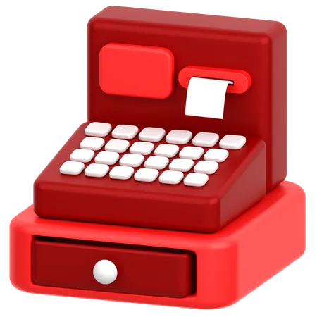 Cash Register  3D Icon