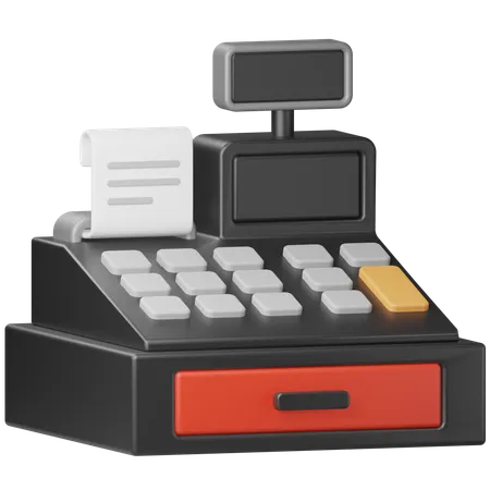 Cash Register  3D Icon