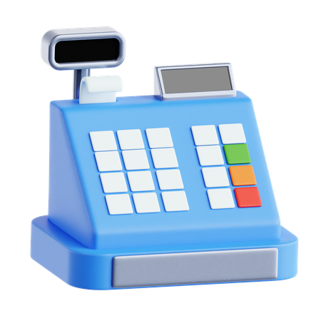 Cash Register  3D Icon