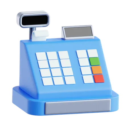 Cash Register  3D Icon